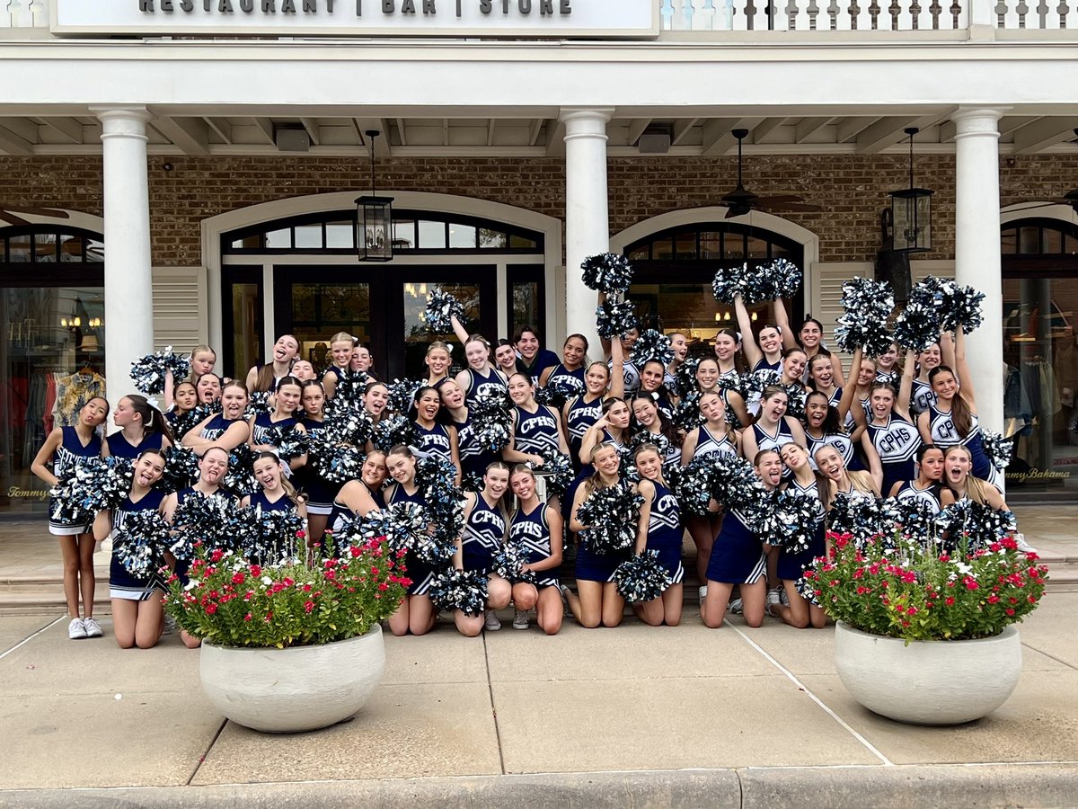 twcpcheer's tweet photo. Homecoming Parade 💙🤍#weloveourschool #awwcp #hocoready https://t.co/5fg4KH1sgn