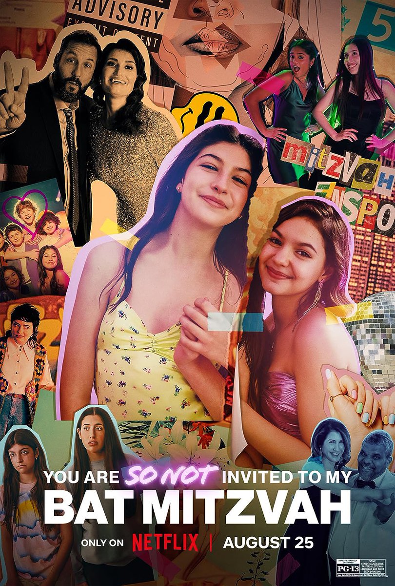1Rylic's tweet photo. #YouAreSoNotInvitedToMyBatMitzvah

Sadie Sandler killed it. She could easily have a career as long as her dad (fresh take with some similarities to his style)

No notes. One of the best coming of age comedies I’ve seen in a long time 

10/10 https://t.co/9tKsgf3JMN