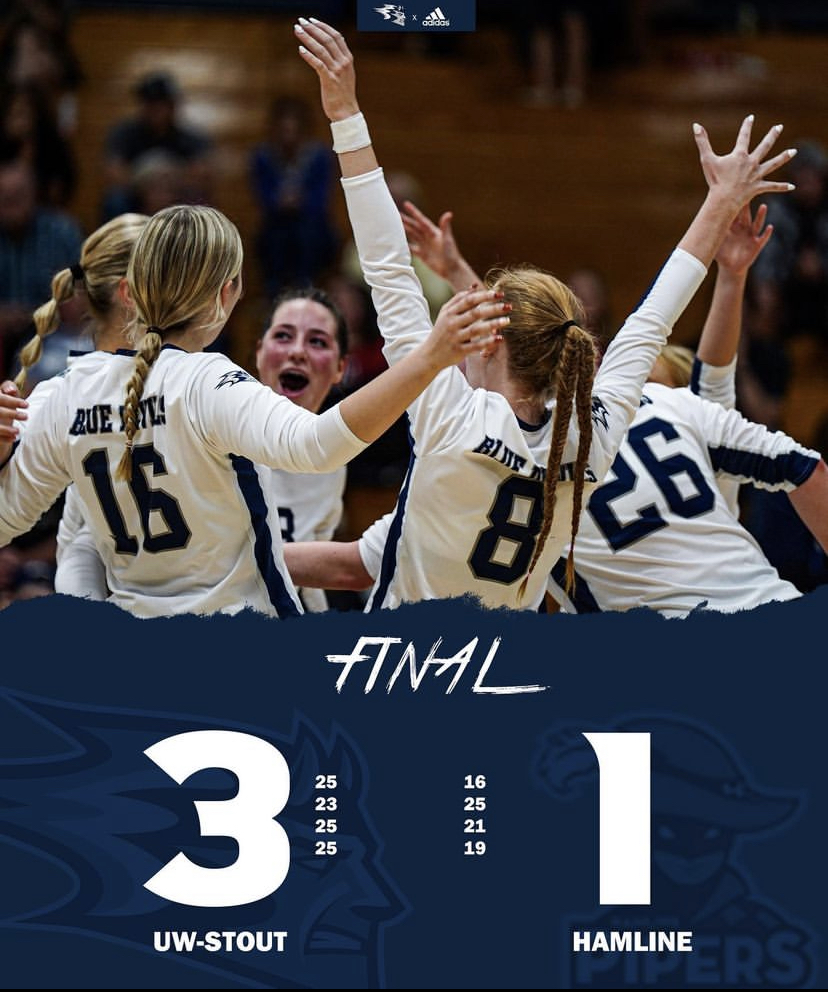 University of Wisconsin-Stout Womens Volleyball tweet media