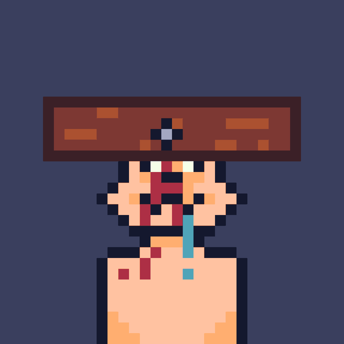 KaiTheBar's tweet photo. He just like Patrick #repairs
@Pixel_Dailies  #pixel_dailies #pixelart https://t.co/NMpmzA6pnN