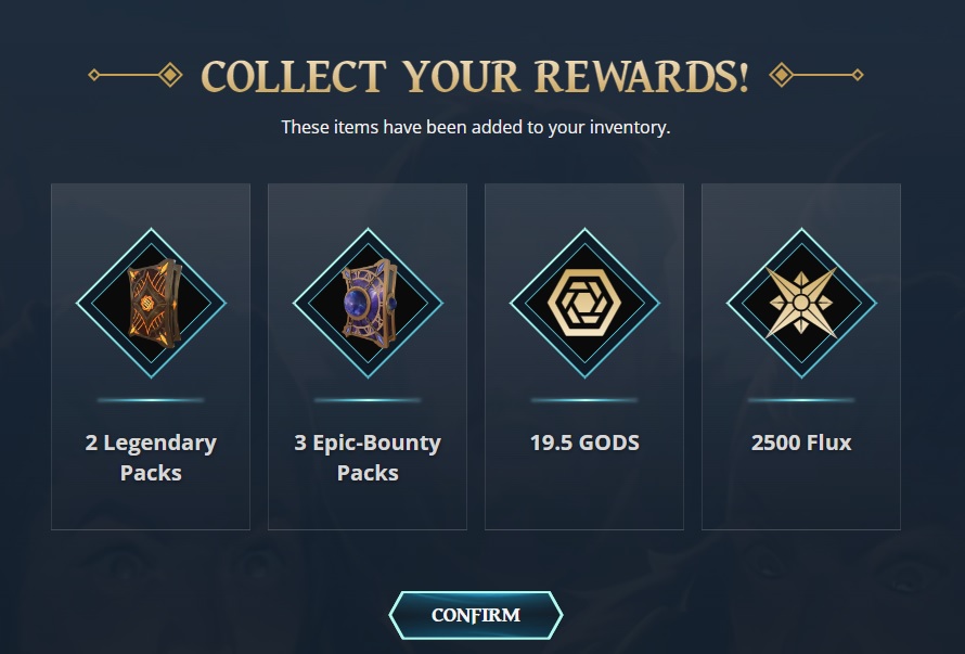 yeees!, first run first 7 wins with one loose, with warrior,
special mention into balista, 3 mana 1/4 with backline what does 2 damage from ability, that carried me a lot xD

#godsunchainedsealed very fun, tomorrow more