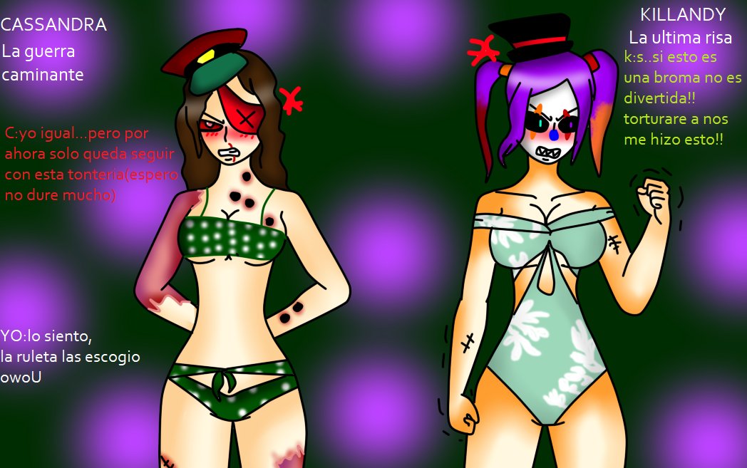UvaDemi's tweet photo. Sorry se me paso la onda xd en fin para compensar lo de ayer les dejare a 2 acesinas
espero les guste ewe❤️🔥💜
Cassandra y killandy
traje 4 y 5
creo que me mataran despues de esto x,d
#oc #nsfw #nsfwArt #killers #Killandy #art #hentaiِart #hentaiOC #hentai #Cassandra https://t.co/l6EyALoZGh
