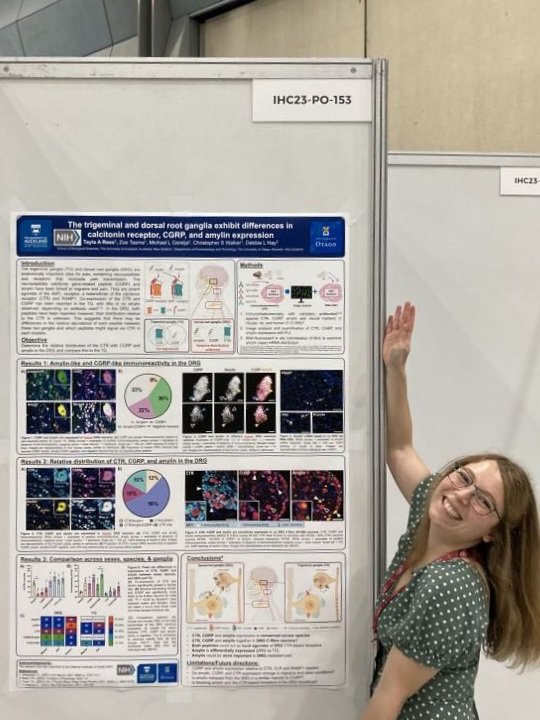 Interested in amylin, CGRP and amylin receptors? Presenting my poster on their expression in sensory ganglia on Friday the 15th  #IHC2023