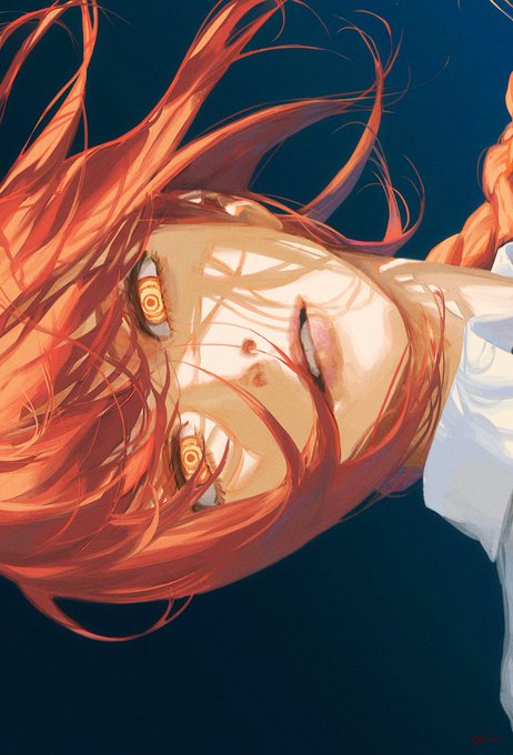 「red hair yellow eyes」 illustration images(Popular)