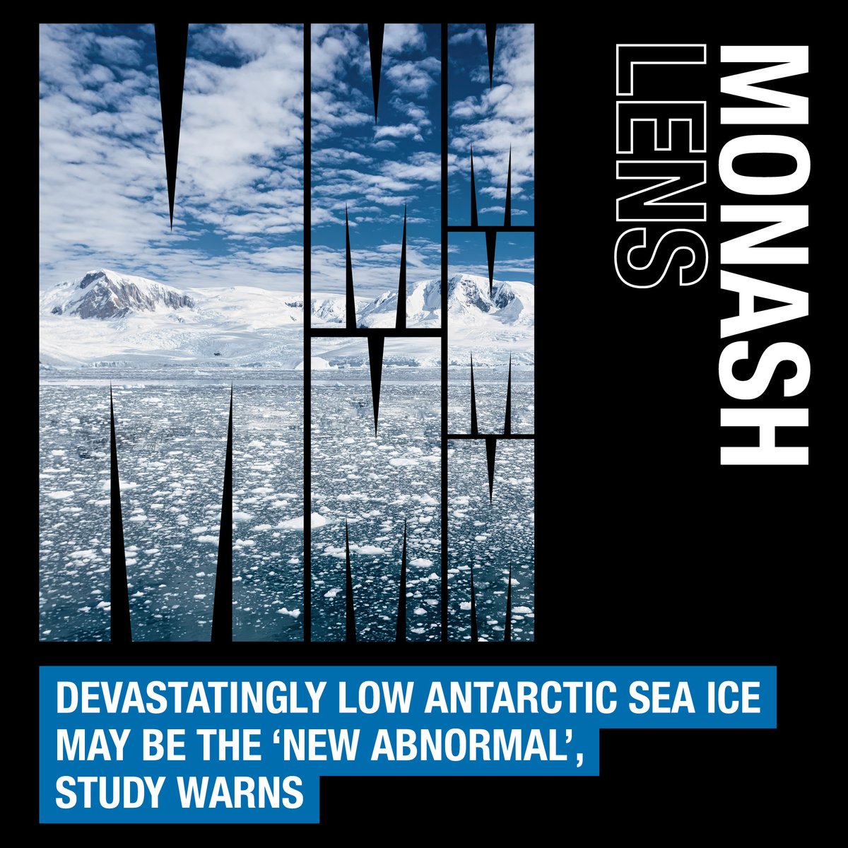 Earlier this year, #Antarctic sea ice hit a record minimum of 1.77 million square kilometres, 36% below the 1979-2022 average for the summer minimum. Worryingly, low Antarctic sea ice may be the “new abnormal”, according to @ariaanpurich Read more 📖: mona.sh/Ti8F50PLpv6