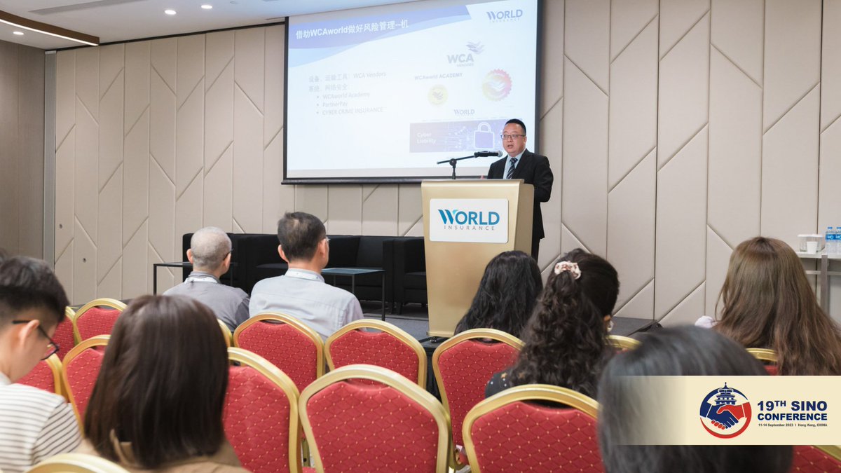 wca_world's tweet photo. What an incredible day we had yesterday at #SinoInternational2023! From the insightful Insurance Program Workshop presented by WIS to the numerous 1-on-1 meetings, it was truly rewarding.

📥 Download the photos here: https://t.co/tttkVAIfx6

#Logistics #Freightforwarders https://t.co/6eoNGH8PsU