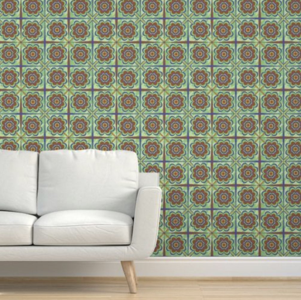 Color variations of the vintage styled tile pattern 🌸

#spoonflower #spoonflowerwallpaper #spoonflowerhome #spoonflowerfabric #spoonflowerartist #tiledesign #surfacespatterns #repeatpattern #moroccantiles #vintagestyle #vintagepatterns