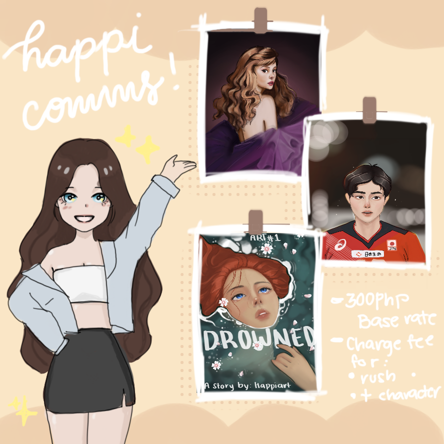 Hi I'm open for commissions!!

I'm studying bsce and we need to buy a lot of booksT^T

lf commissioner, lf client #artmoots