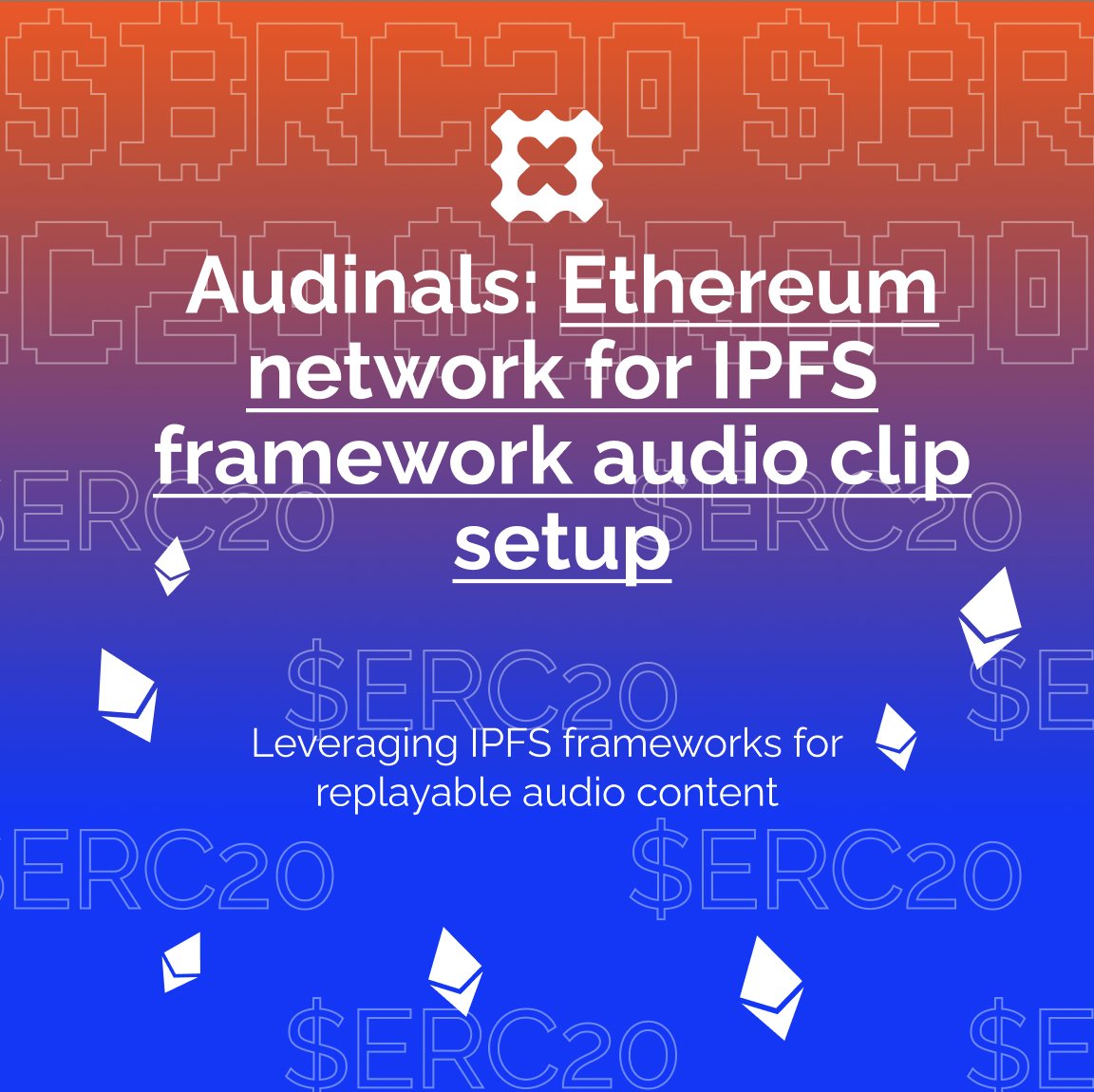 IPFS frameworks... used for audio clips 🌉

Audinals is working on a custom audio library on the ERC (?) standard for not just music but any audio clip to be stored on the blockchain 🎶

OPEN-SOURCE GITHUB... COMING SOON