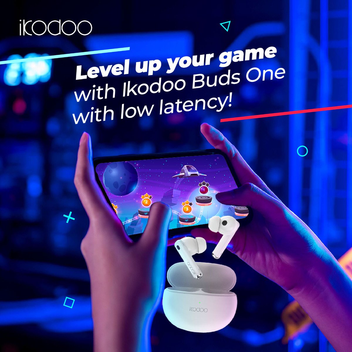 Unleash gaming greatness with ultra-low latency, where every sound and victory syncs seamlessly for an epic adventure like never before. #IkodooBudsOne #AudioExcellence #ImmersiveSound #Ikodoo #Earbuds #soundengineering #soundenhancement #vifa #immersiveexperience