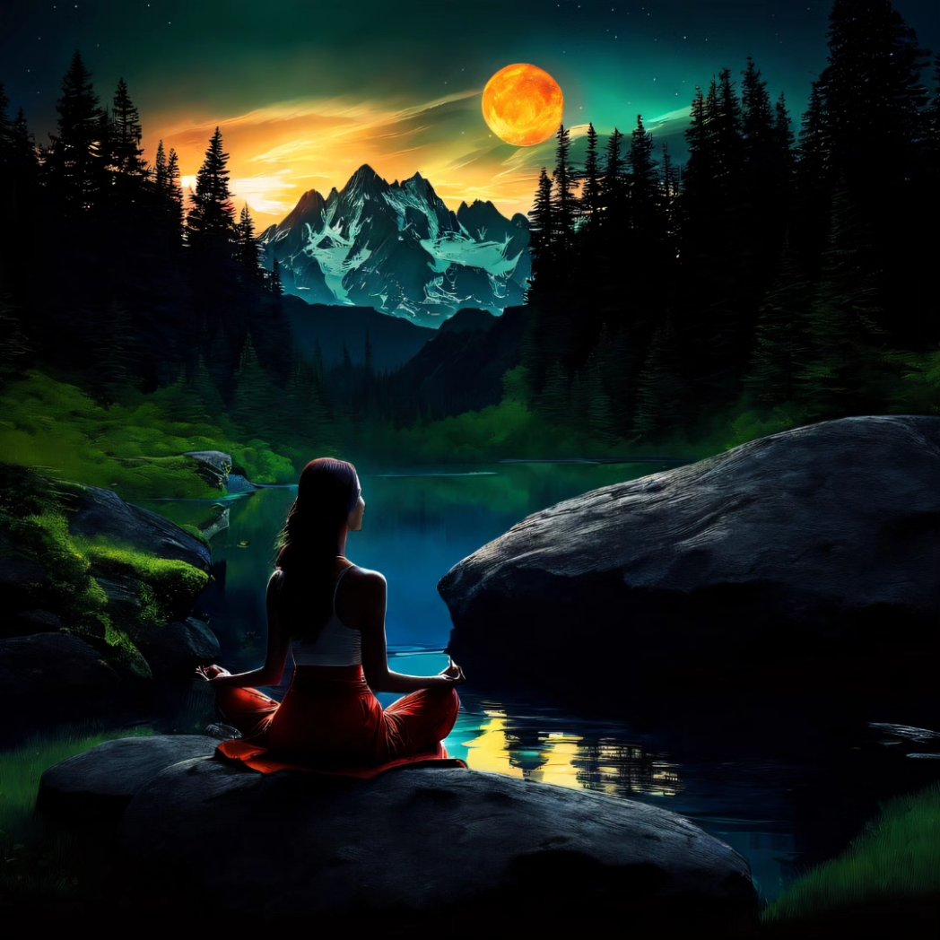 mandee_eby_1623's tweet photo. We all have a birthright to our own #Divinity, tonight I thought about all the most peaceful components I've been Blessed to Experience but used #AiArt to #imagine what that could look like in places I've yet to Visit. #strengthincalmness #aiartcommunity #peacefulexperience #love https://t.co/BkqAWUemqw