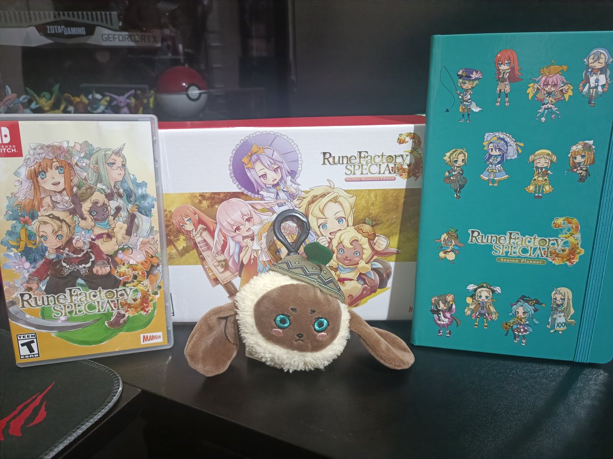 Al fin llego!!! Mi #RuneFactory3Special Golden memories Edition!!!! 😍 #NintendoSwitch #RuneFactory