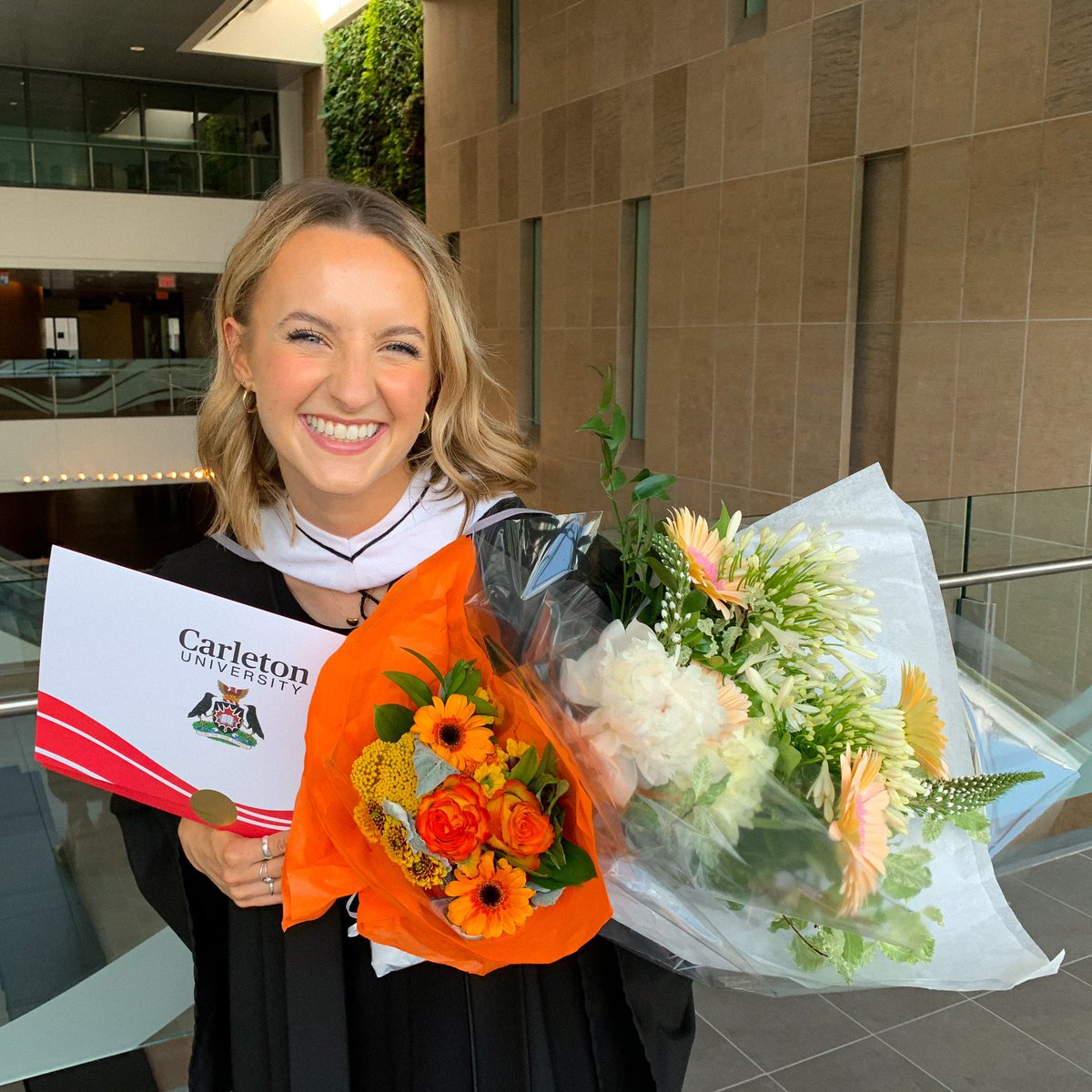 nataliaweichsel's tweet photo. Fashionably late with the news but — I officially received my Master of Journalism from Carleton University in June 2023!

Big thanks to my amazing profs, mentors, and friends. Can't wait to dive into the world of journalism and storytelling! 📰🎥💥 https://t.co/oXr01SE3kV
