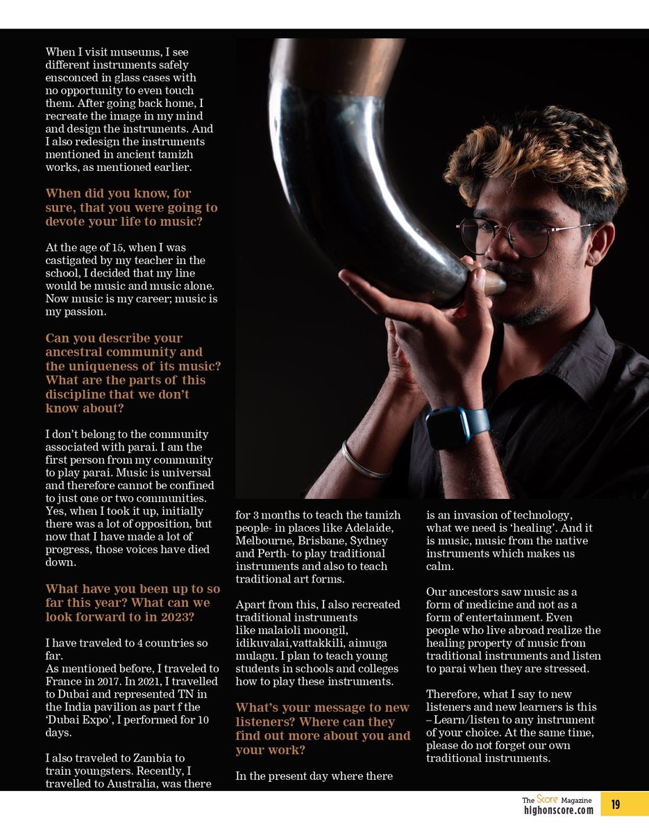 Happy to be featured on The Score Magazine 😁 Thank you Shreya Bose for the write up ❤️

The Score Magazine

#soundmani #thescoremagazine #ancient #tribal #traditional #music #travel #article #isai #research