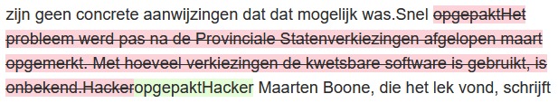 LavieJanRoos's tweet photo. Kijk eens wat de NOS verwijderd uit een artikel. Altijd blij dat @AhmedAarad met @rewrited_news laat zien wat we niet mogen lezen. https://t.co/PxGYTpE74y