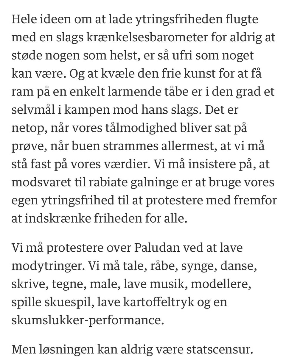 Nadia Plesner rammer bolden lige i røven i Berlingeren i dag:

berlingske.dk/kronikker/bill…