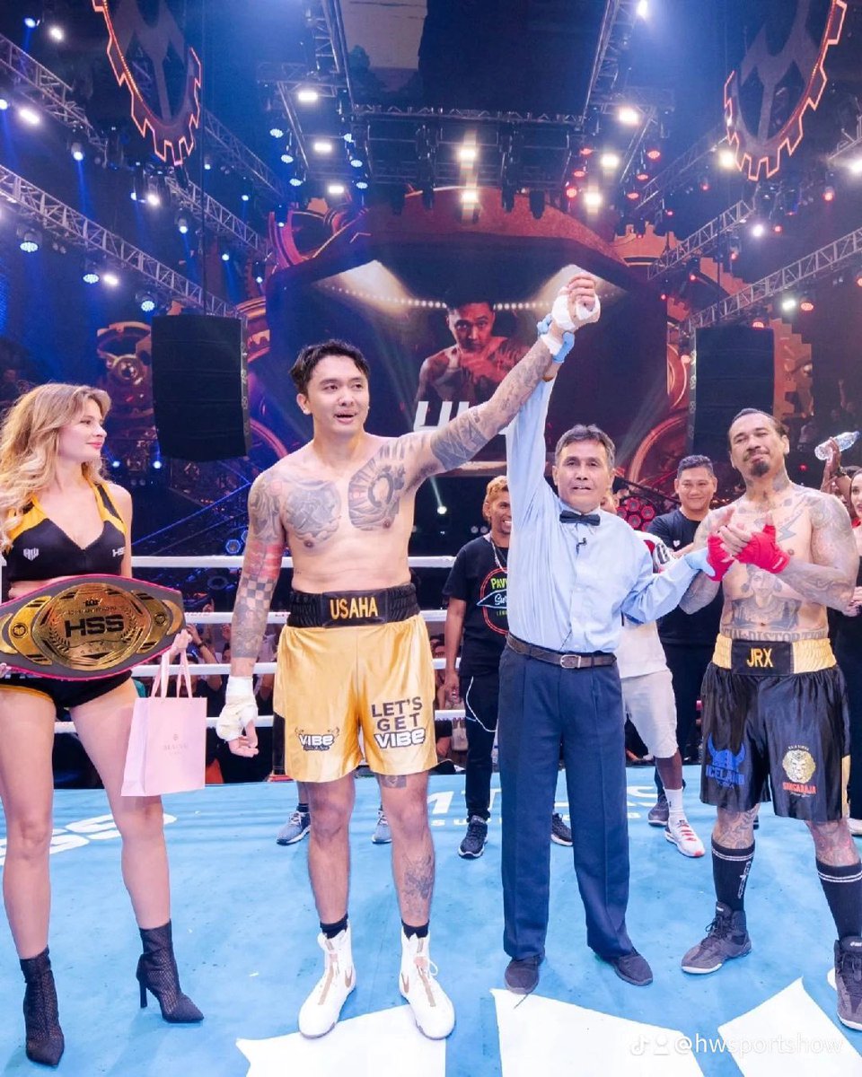 HWGIndonesia's tweet photo. SELAMAT UNTUK KEMENANGAN UUS! Akhirnya latihan dengan menonton anime tidak sia-sia🔥🔥
#HSS3 #HSS2023 #OPENFORPUBLIC #BOXING #BOXINGINDONESIA #NEVERSTOPFLYING #TINJUINDONESIA #SERUNYABOXING https://t.co/jHK9mtYkdi