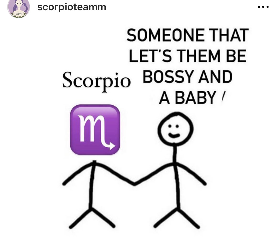 LibertyLou22's tweet image. This is NOT wrong. #ScorpioProblems