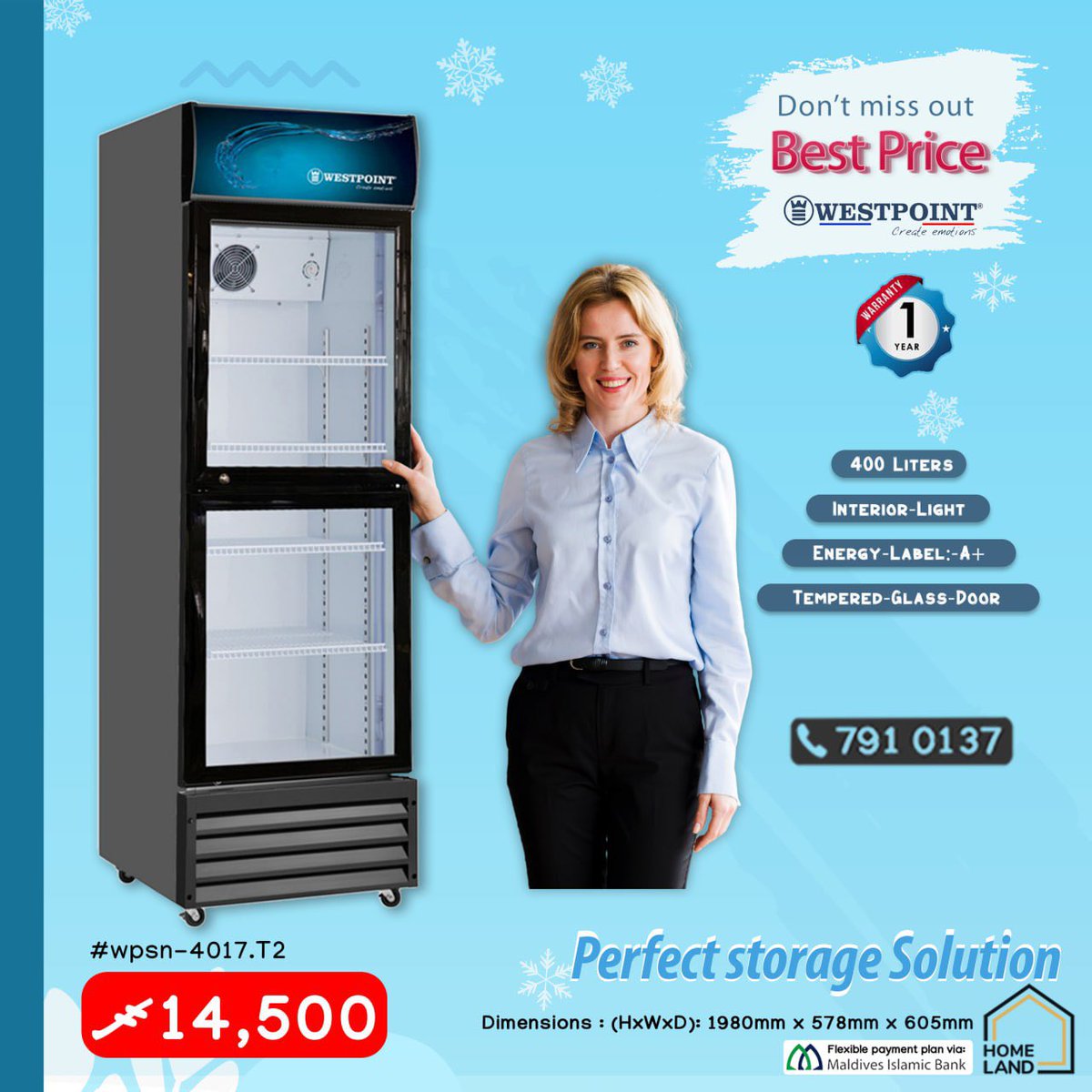 HomelandMv's tweet photo. New Arrivals🔥🔥
WestPoint Display Chillers Available at very Affordable Prices!!
For Free Delivery plz viber us at 7910137📱

#westpointchillers #homelandmv https://t.co/S3vFpeGSup