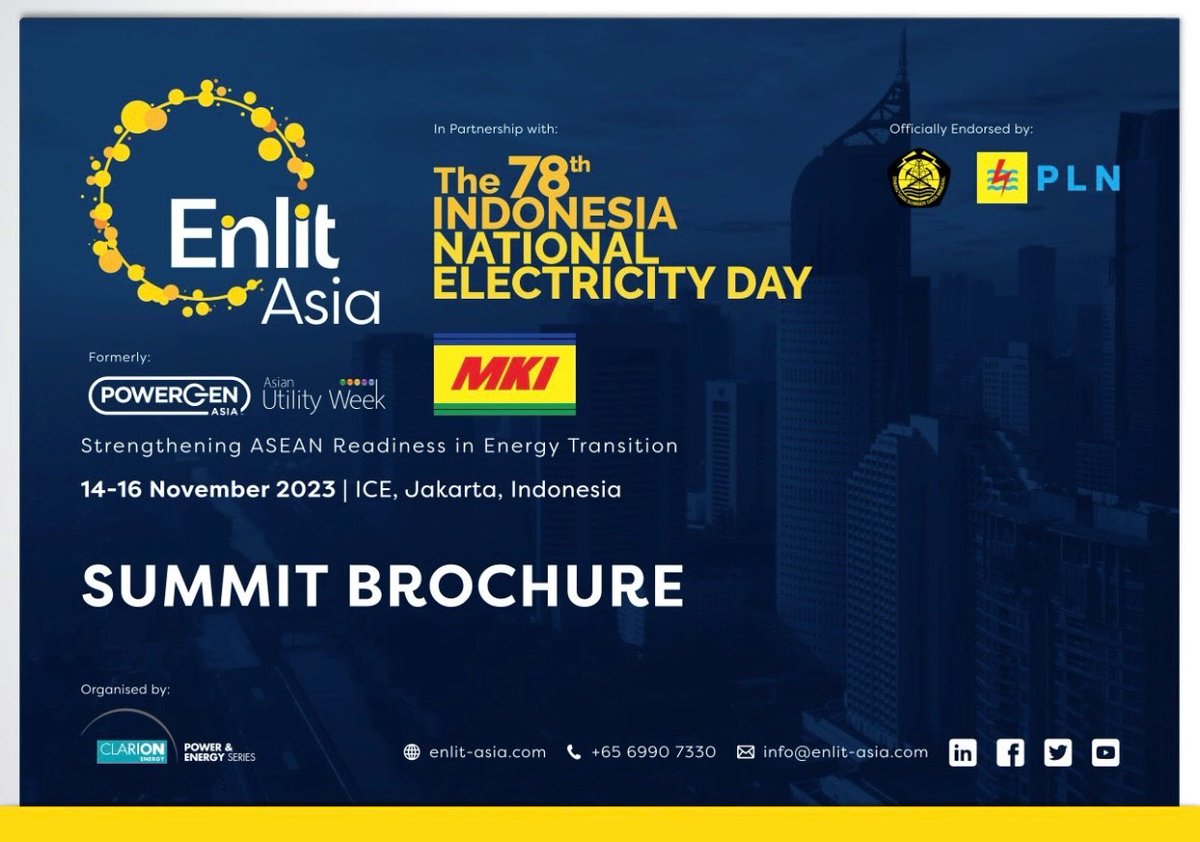 Enlit Asia Jakarta 2023 - DI - Dansk Industri and the Danish Trade Council in Jakarta invite Danish companies to join the Danish pavilion at the Enlit Asia fair in Jakarta on 13-16 November 2023. Sign up here, deadline 22 Sep 2023: lnkd.in/g7dkp3p2