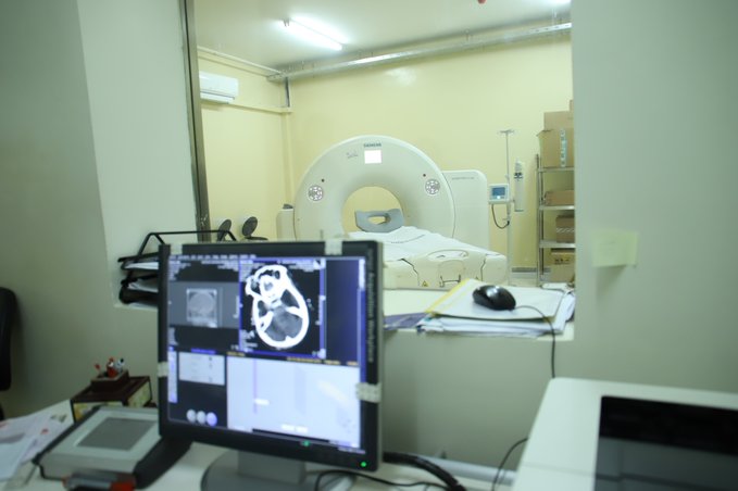 From @kirudduNRH .
After one month of disruption, the hospital management is glad to announce that the CT scan services have resumed.
#MOHWorks #ResearchFindsUg 
@MinofHealthUG