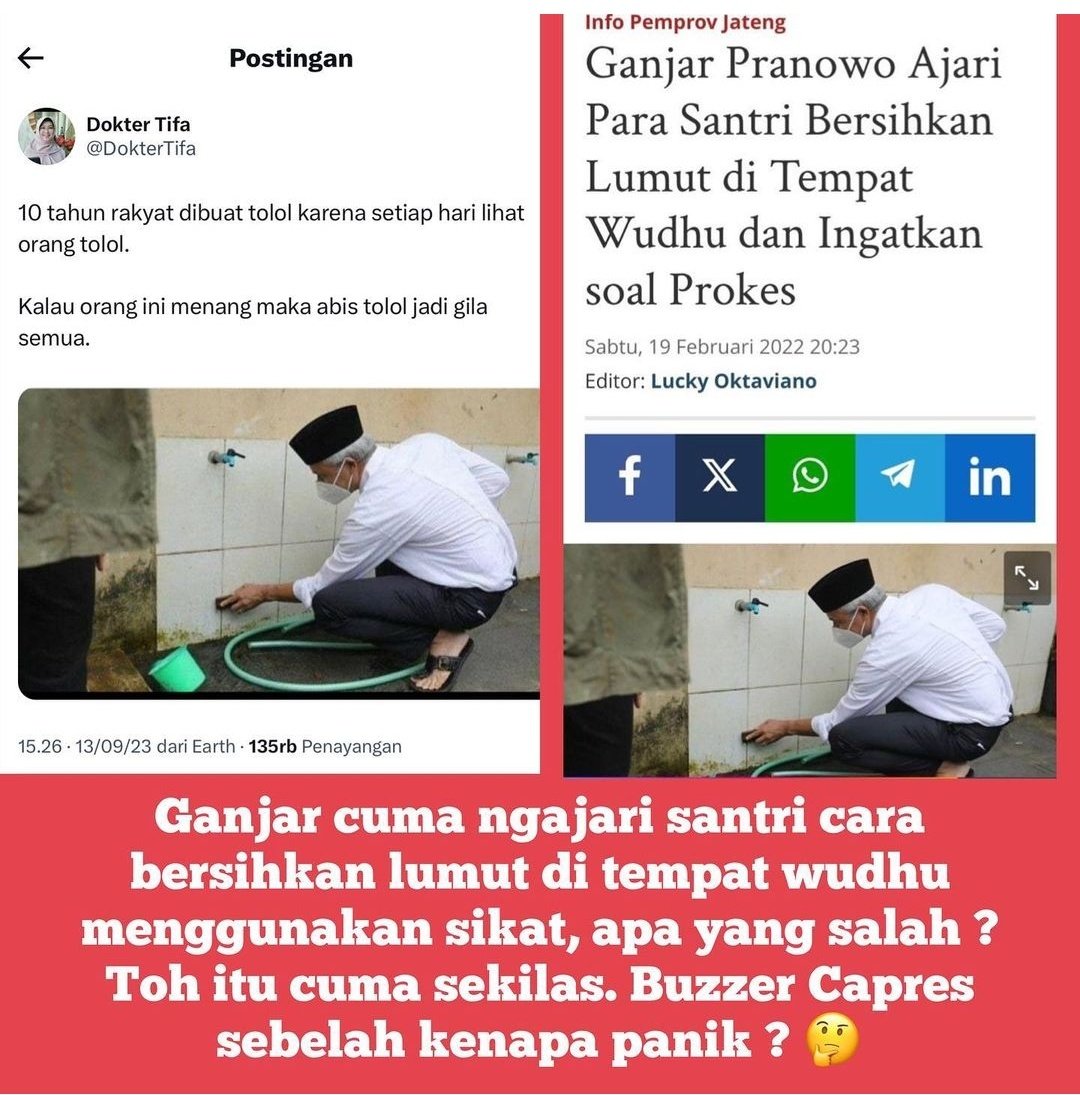 Ada yang kritik Capres karena perilaku buruknya. Mereka membalas dengan mengkritik Capres lawan karena perilaku baiknya...