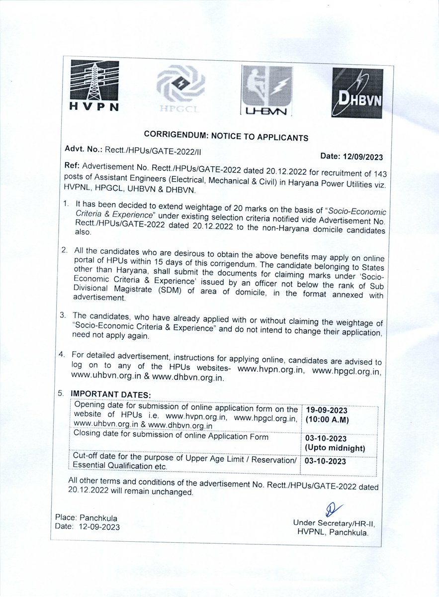 Haryana Vidyut Prasaran Nigam Ltd.- HVPNL tweet media
