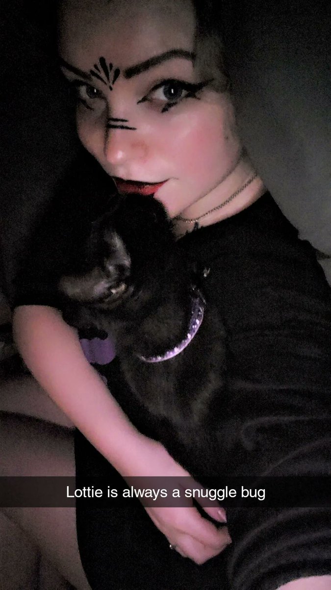 LilithRoseDecay's tweet photo. Late night snuggles with one of the kittens https://t.co/OJYrN56OjO