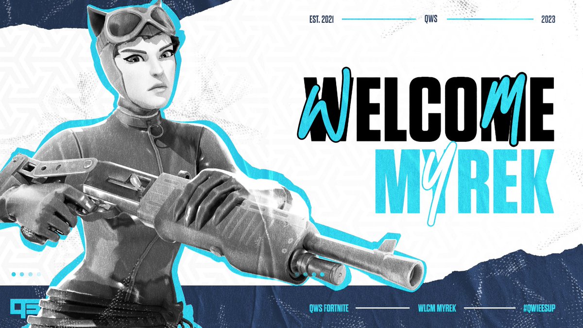 qwiees's tweet photo. Welcome to the Team Qwiees our new player @myrekfn! We hope you will like it here and we wish you good luck in the Team! 🩵

Your Team Qwiees
EDIT BY @vfxcoree
GRAPHIC BY @sampypsd
#QwieesOnTop

#QwieesUP #JoinQwiees #QwieesMyrek #QWS2023 https://t.co/Ihv5epmrOl