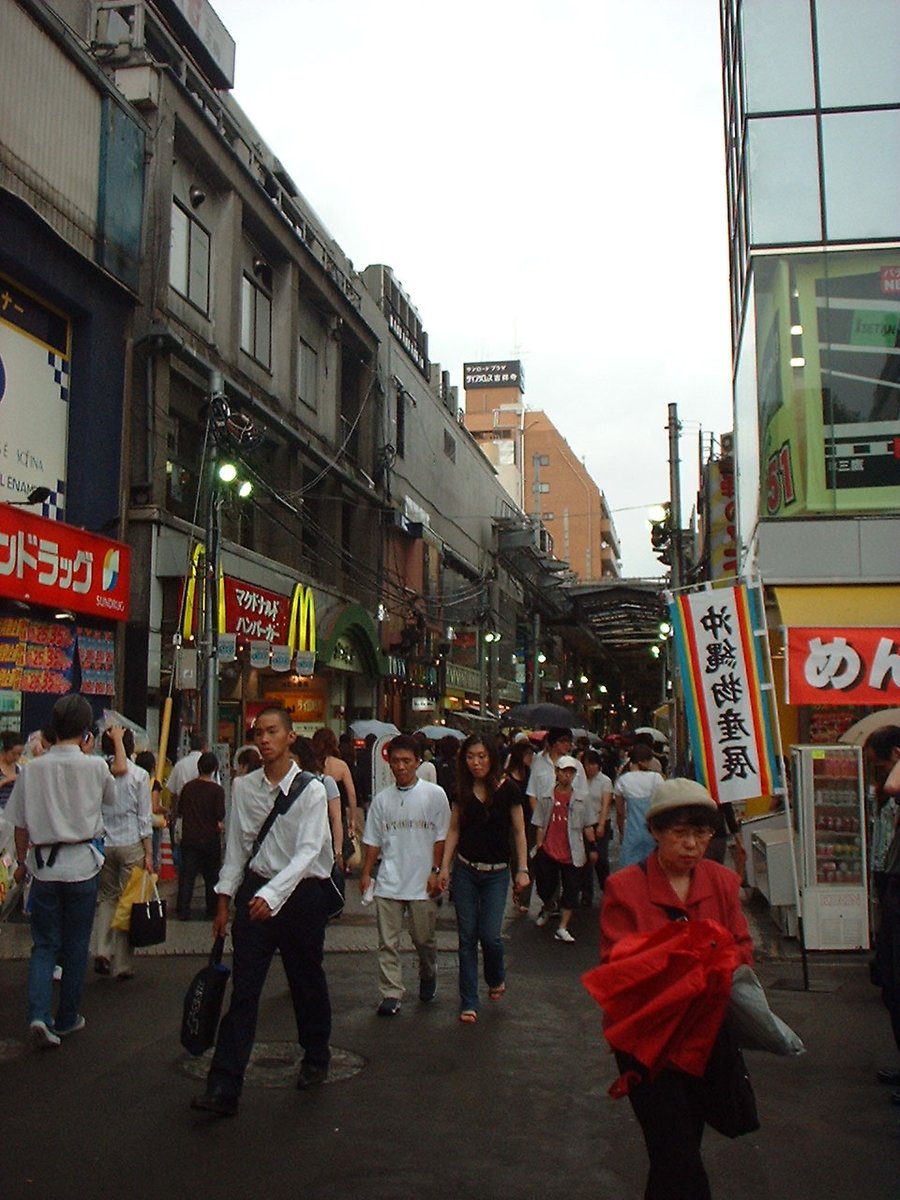 20030720
吉祥寺サンロード
工事中でアーケードの屋根が無くなっています。
#写真好きな人と繫がりたい