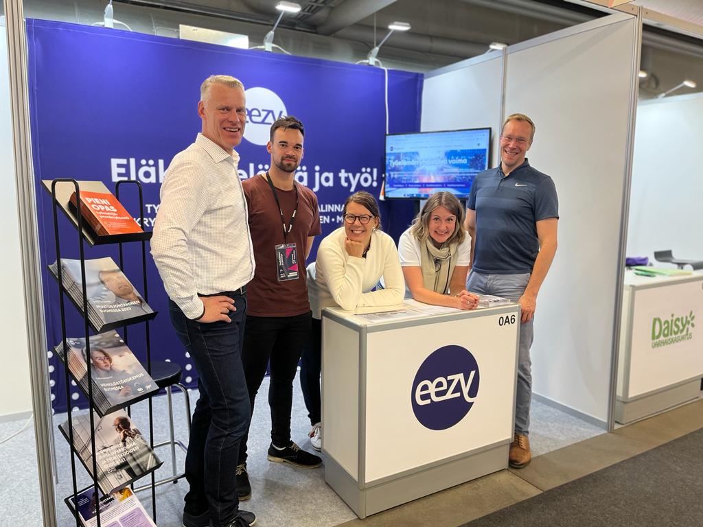 #kuntamarkkinat on oiva mahdollisuus tutustua ja alkaa rakentaa luottamusta. Rekrytoinnista, muutoksen johtamisesta ja työllisyyspalveluista kiinnostuneiden kannattaa poiketa esim.  <a href="/eezyoyj/">Eezy Oyj</a> ständillä 0A6.