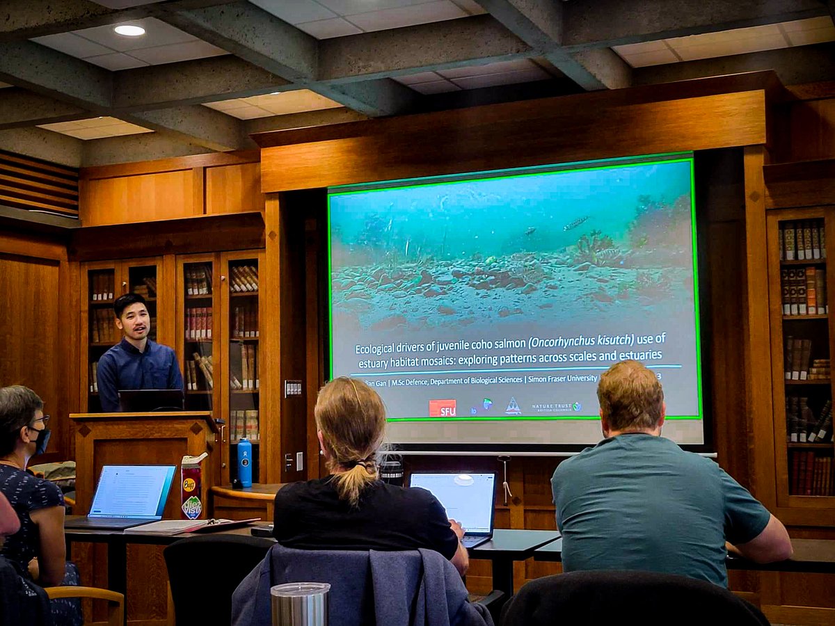 Last week I successfully defended my MSc thesis! Very grateful for my wonderful supervisory committee @Jon_W_Moore & @redlipblenny, and it was fun having @DouglasCBraun as my examiner, who brought stimulating insight and thought-provoking q's (1/5)