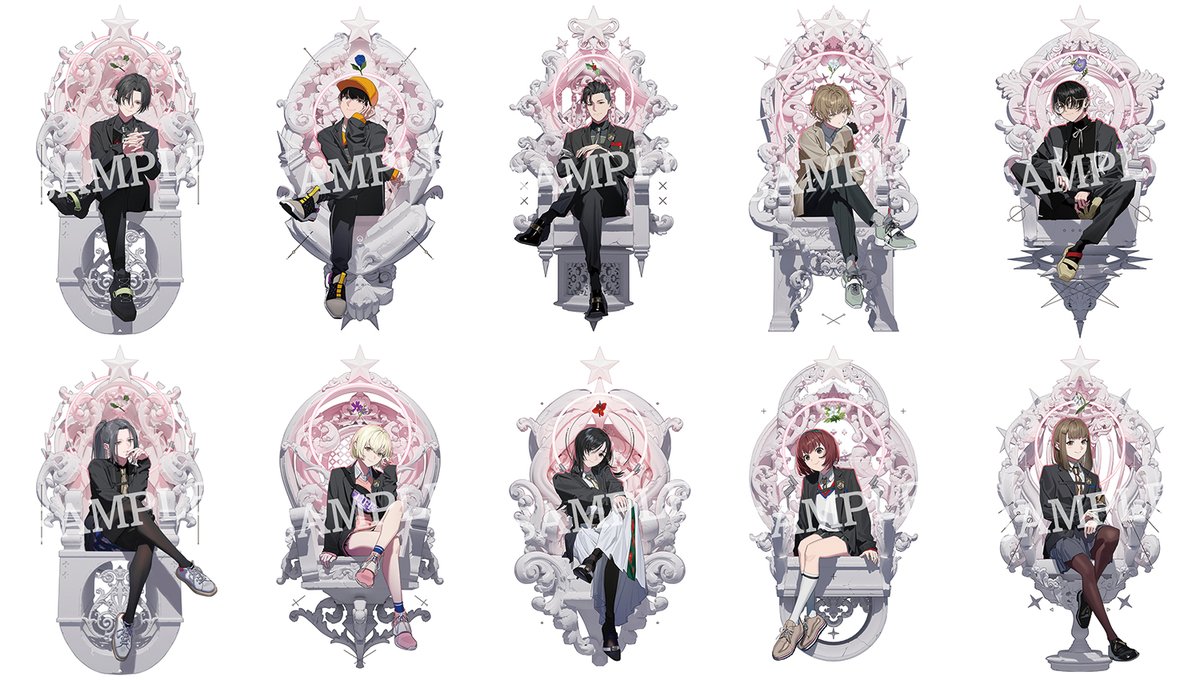 【#カリギュラ7周年】 
これまでご紹介してきました『Caligula2』帰宅部メンバーの玉座イラストのオリジナルグッズの受注期間は本日が最終日！みなさま、お見逃しなく!!

■販売ページはこちら
jpstore.dwango.jp/products/list?…

#カリギュラ2