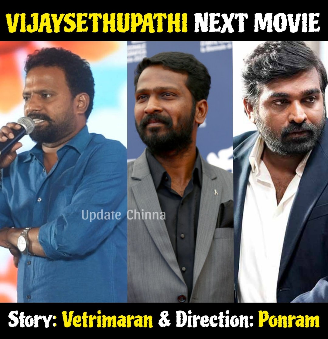 Buzz: Actor #VijaySethupathi Next Kollywood Movie.

Story: #Vetrimaaran 
Direction: #Ponram