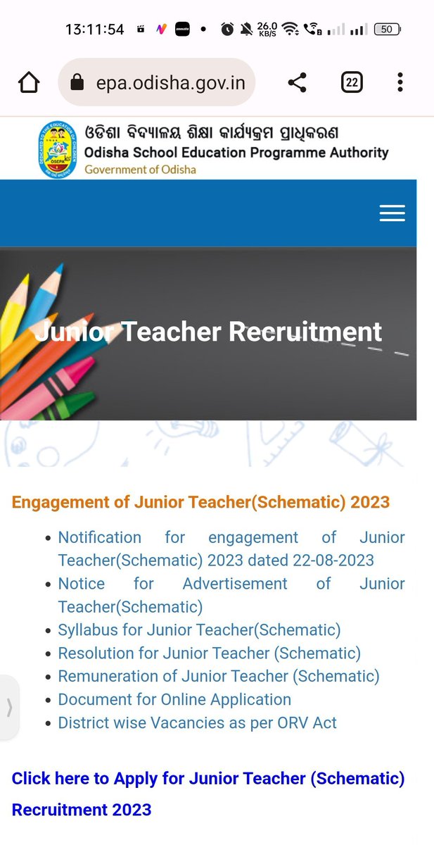 LaxmidharSir's tweet photo. Respective Sir @OSEPA_Official @MoSarkar5T @CMO_Odisha @Naveen_Odisha @GovernorOdisha From Yesterday OSEPA has started 20000 Junior Teacher Online Application Form, Whenever we call  @OSEPA_Official they are saying that it is a State Selection but no written Statement provided in the website, As the Aspirants need to know whether the selection will be State Cadre or District Cadre so kindly requesting you sir @MoSarkar5T @PradeepJenaIAS to instruct @OSEPA_Official for providing Written statement in their official website so that there will be no confusion among the aspirations regarding the Selection Process of 20000 Junior Teacher.@DianaSahu_TNIE @TheSakala @sambad_odisha @otvkhabar @kanak_news