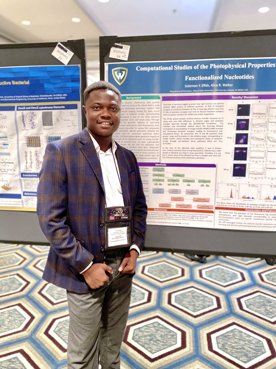 Solomon Yamoah Effah (@syeffah5) on Twitter photo A wonderful experience at the <a href="/NOBCChE/">NOBCChE Official</a> Conference at New Orleans, Louisiana. I had the opportunity to share my research and also meet with <a href="/RenASRobinson1/">Renã AS Robinson</a> , President of the NOBCChE national body. Thanks to my advisor, Prof. <a href="/arwalker_on_gpu/">Alice Walker</a> , and <a href="/waynestatechem/">waynestatechem</a>
for the support A wonderful experience at the <a href="/NOBCChE/">NOBCChE Official</a> Conference at New Orleans, Louisiana. I had the opportunity to share my research and also meet with <a href="/RenASRobinson1/">Renã AS Robinson</a> , President of the NOBCChE national body. Thanks to my advisor, Prof. <a href="/arwalker_on_gpu/">Alice Walker</a> , and <a href="/waynestatechem/">waynestatechem</a>
for the support