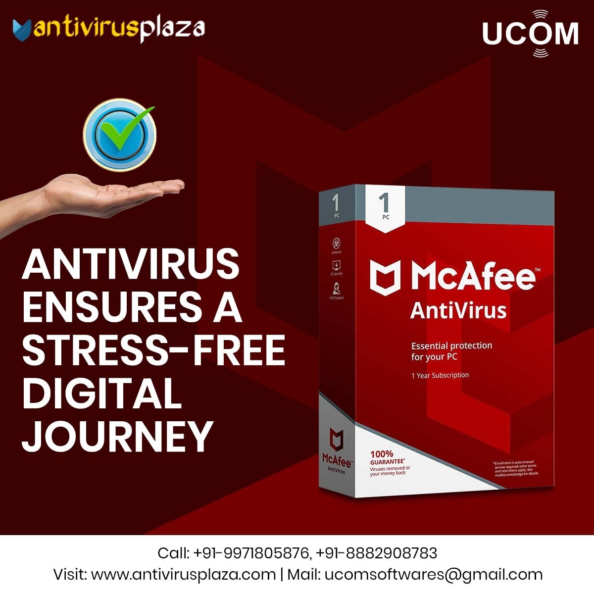 Antivirus ensures a stress-free digital journey. Explore the web with confidence, knowing we've got your back. 

𝐂𝐚𝐥𝐥: +91-99718 05876
𝐕𝐢𝐬𝐢𝐭 𝐔𝐬: antivirusplaza.com

#AntivirusPlaza #InternetSecurity #MobileSecurity #OnlineProtection #StaySafeOnline #software