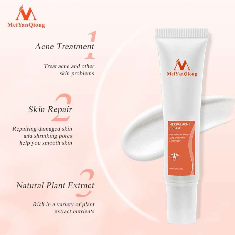 Repair your skin and say goodbye to worries! ✨ 
Discover the beauty secret of #MeiYanQiong Herbal Cleansing Anti-acne gel, which improves various skin issues such as acne.🌸🌟
#AcneSolution #SkinRepair #PoreRefinement #SkinRejuvenation #ConfidentSkin