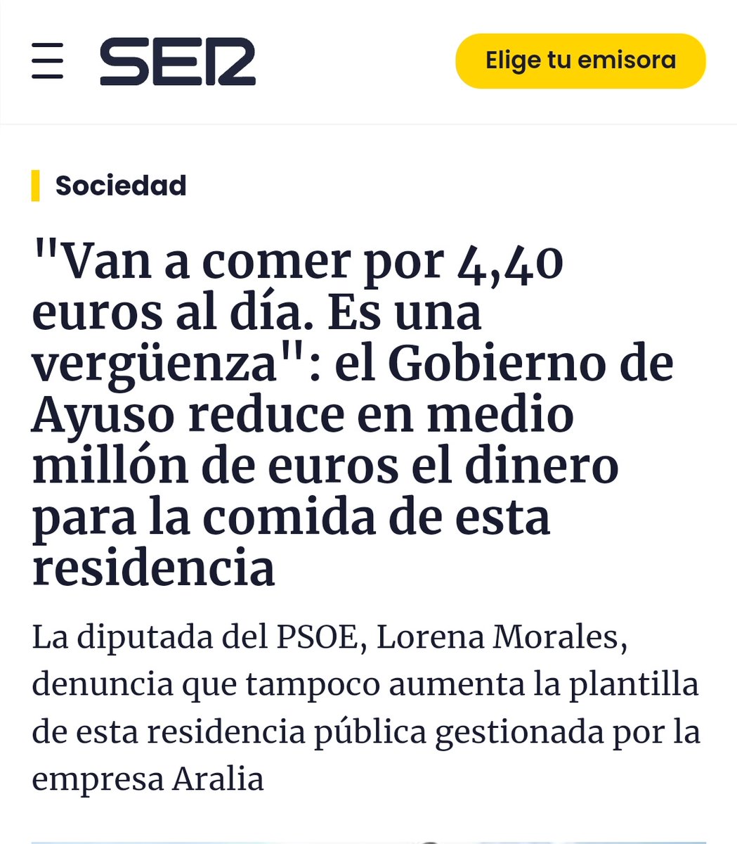 Los abuelos que sobrevivieron a los protocolos de Ayuso ahora se morirán de hambre...😪👇