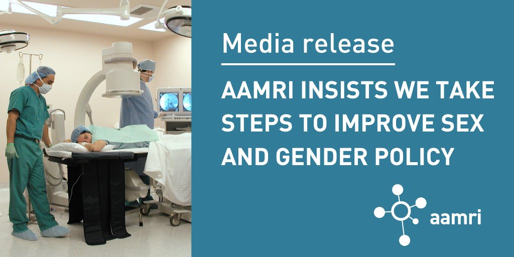 Launched today: AAMRI’s Sex and Gender Policy Recommendations for Health &amp; Medical Research.
“Entrenching this thinking will create better research, better researchers and ultimately the best outcomes for patients.” - Dr Saraid Billiards, AAMRI CEO.
More: aamri.org.au/news-events/aa…
