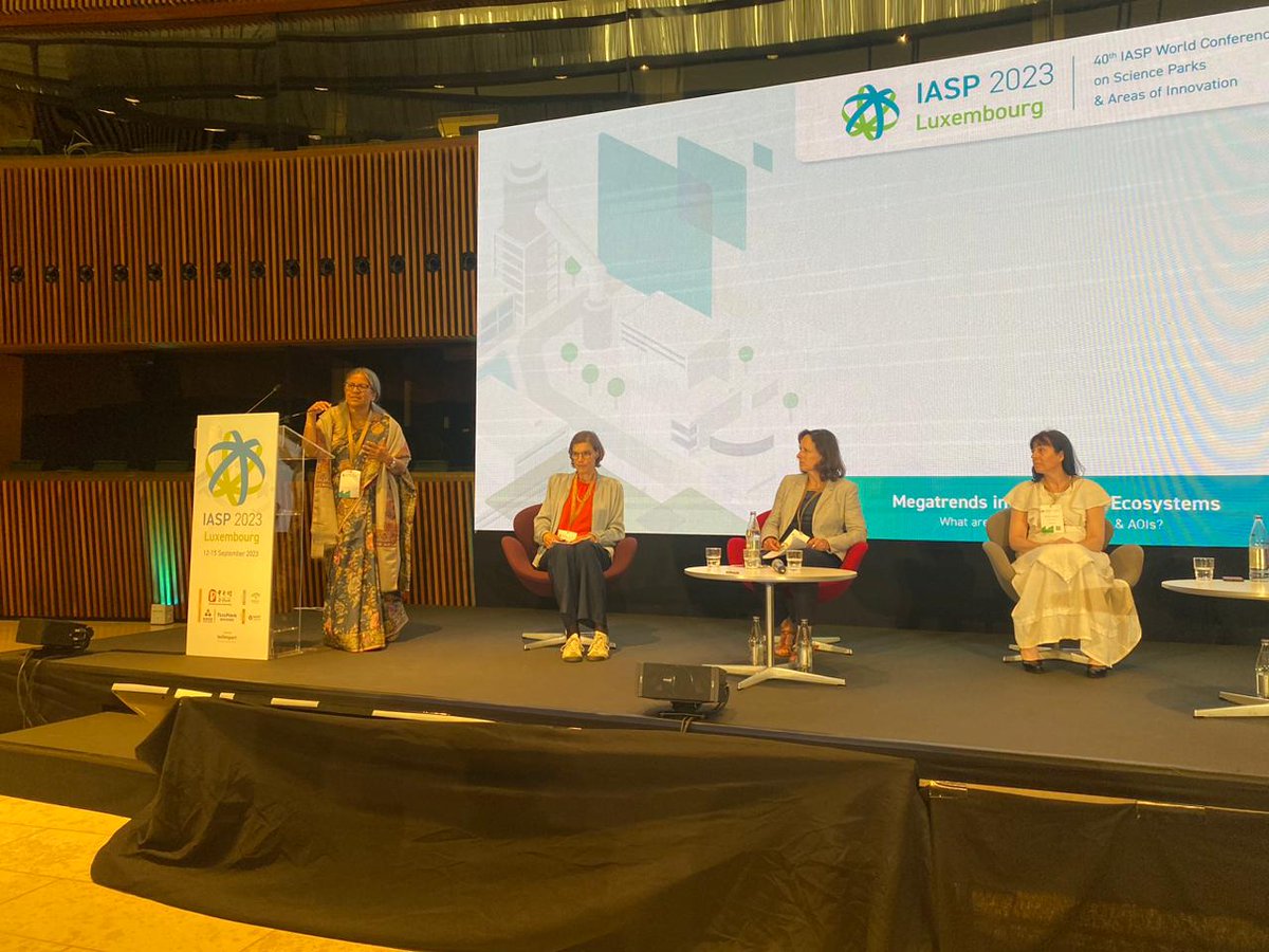 IKP_SciencePark's tweet image. At the #IASPWorldConference, Deepanwita Chattopadhyay, Co-Founder and Chairman of Support Elder, India, delved deep into &apos;Collaboration for an aging population&apos; citing its dedicated efforts in assisting former armed forces personnel, resulting in positive aging with dignity.