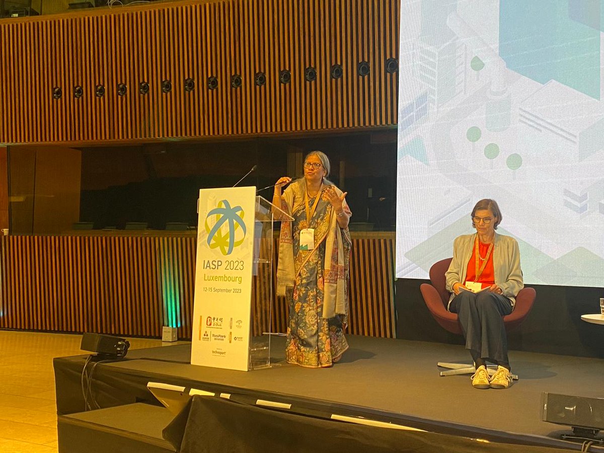 IKP_SciencePark's tweet image. At the #IASPWorldConference, Deepanwita Chattopadhyay, Co-Founder and Chairman of Support Elder, India, delved deep into &apos;Collaboration for an aging population&apos; citing its dedicated efforts in assisting former armed forces personnel, resulting in positive aging with dignity.