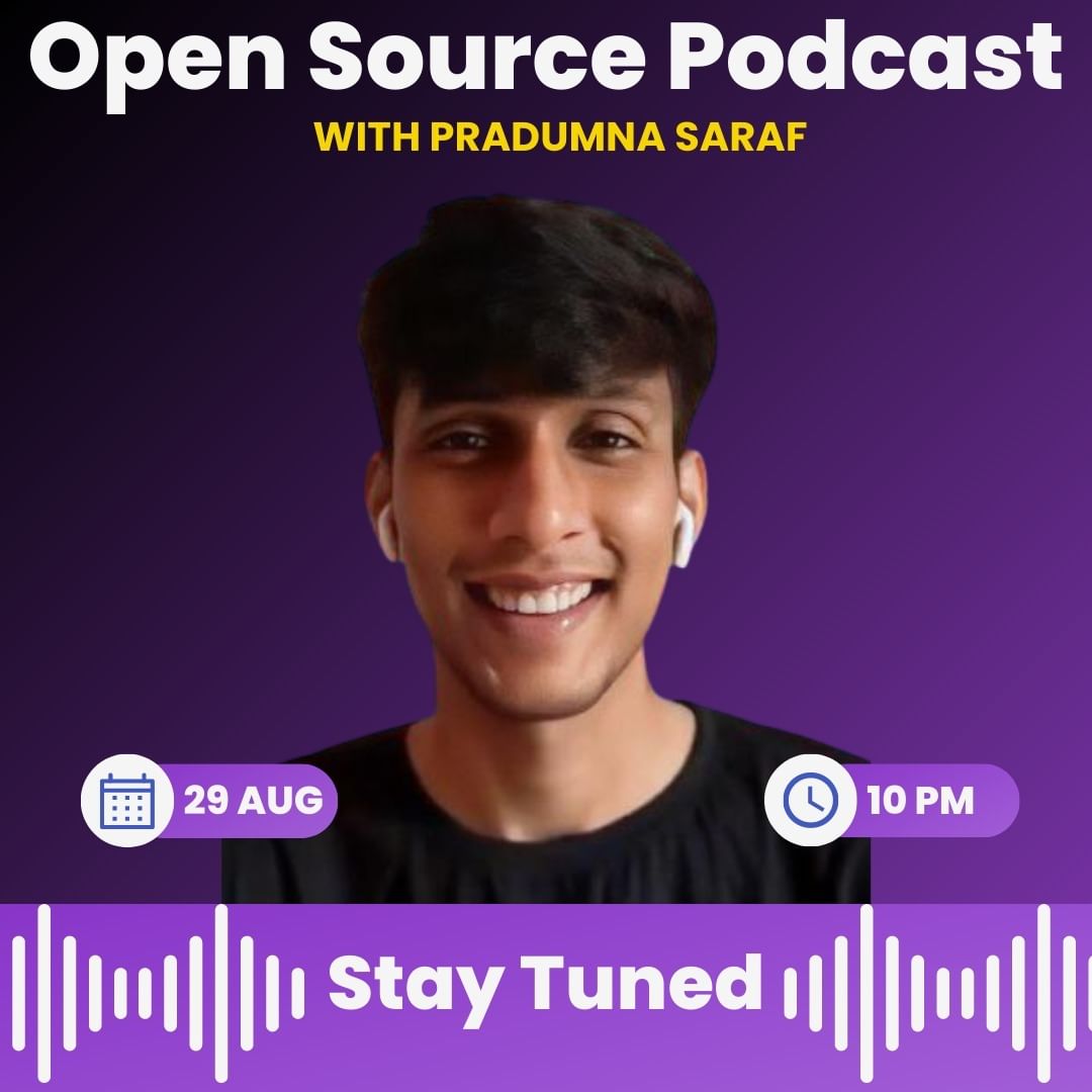 _StuCom's tweet photo. Hey folks the podcast is Up and in this Podcast @pradumna_saraf  has shared his experiences and tips for you guys.

https://t.co/F9LlftfM9v https://t.co/ZvFEdBXUAB