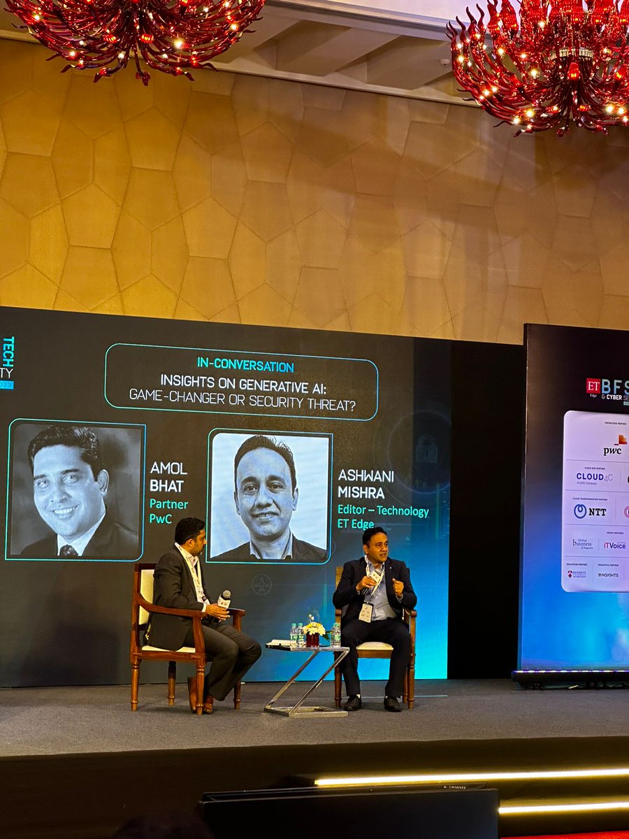 ET_Edge's tweet image. Is Generative AI a game-changer or a security threat?
Share your views with us!
#ETBTCS2023 #BFSITech2023 #BFSITech
