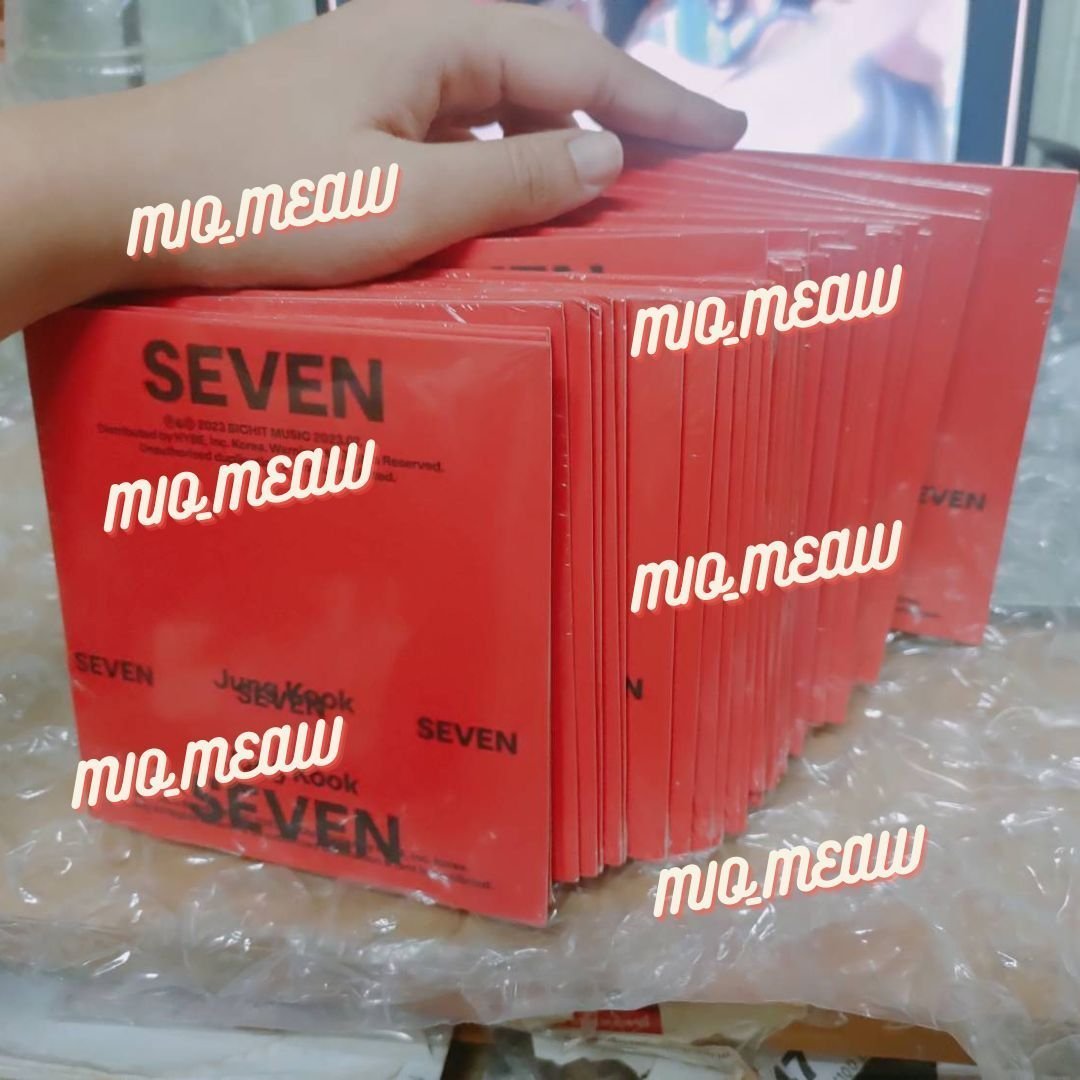 NeiMin_MiO's tweet photo. #BTS #JungKook #JUNGKOOKxinkigayo
**พร้อมส่ง 19 บั้ม**
#JungKook_Seven Single CD
**แผ่นละ 250-.
**ค่าส่งเหมา 35 .-
สอบถาม/สั่งซื้อ DM
#ตลาดนัดบังทัน #ตลาดนัดรถไฟBTS #Seven_Jungkook
#D_DAY_THE_FINAL #Seven9thWin #ตลาดนัดรถไฟBTS #BTSARMY https://t.co/DwtFkPOAN4