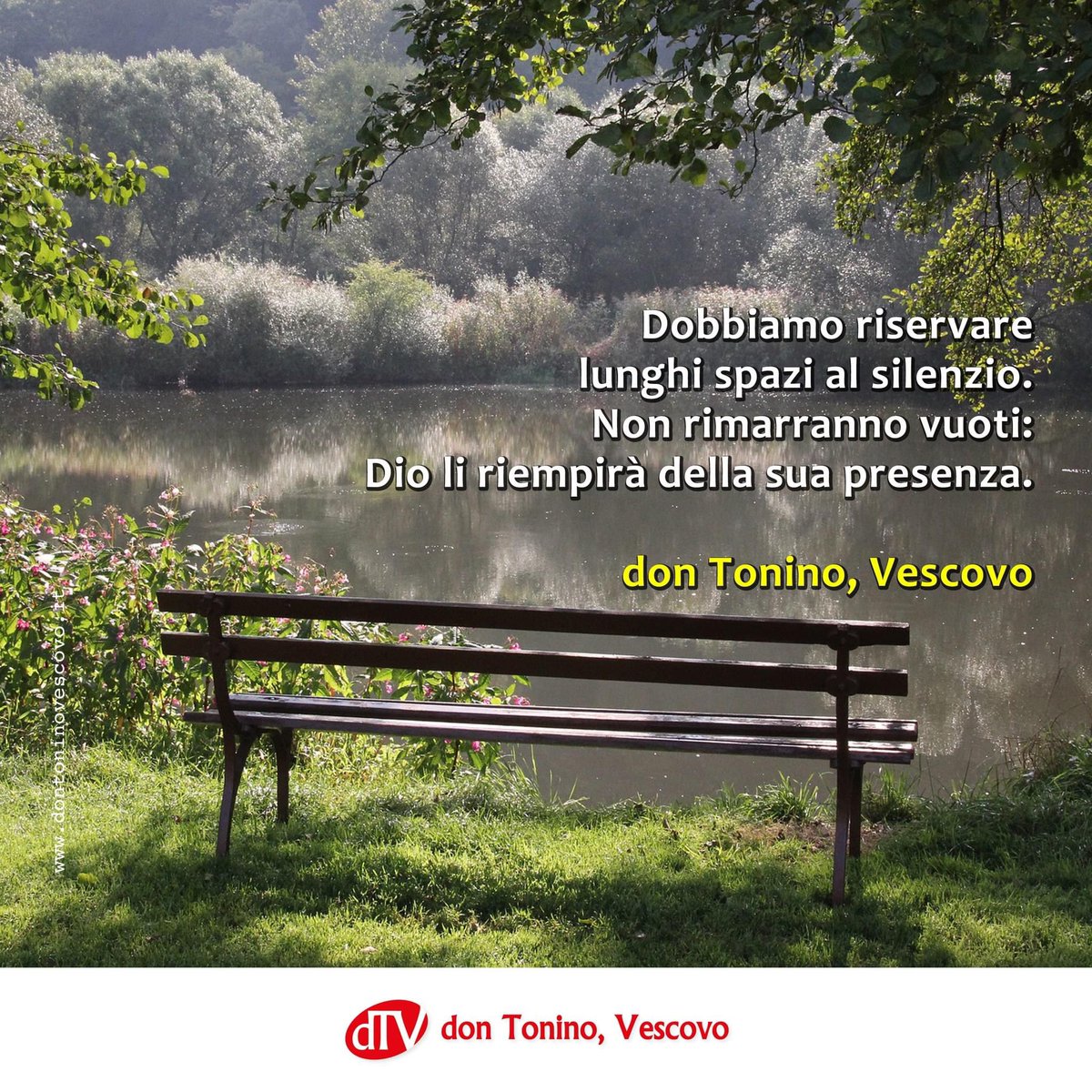 RovetoArdente's tweet photo. «Dobbiamo riservare lunghi spazi al silenzio. Non rimarranno vuoti: Dio li riempirà della sua presenza».

Don Tonino Bello https://t.co/f3EBmDZrFI