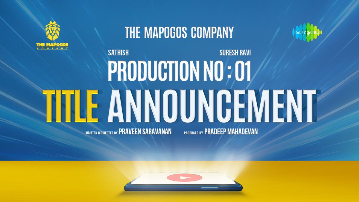 The <a href="/MapogosCompany/">The Mapogos Company</a> Production No:1 titled as #MustafaMustafa , Check Out the Title Video
▶️ youtu.be/8J0IpAgxV_E 
🌟ing <a href="/actorsathish/">Sathish</a> <a href="/SureshRavi08/">Suresh Ravi</a> Director <a href="/PStheShowman/">Praveen Saravanan</a> 
Producer <a href="/pdktpradeep/">pradeep</a> <a href="/MonicaChinnako1/">Monica chinnakotla</a> @AishwaryaDutta6 <a href="/Vijaytvpugazh0/">Vijaytvpugal_Official</a> <a href="/parvathy_saran/">vjpaaru</a>  <a href="/DoneChannel1/">Done Channel</a>
