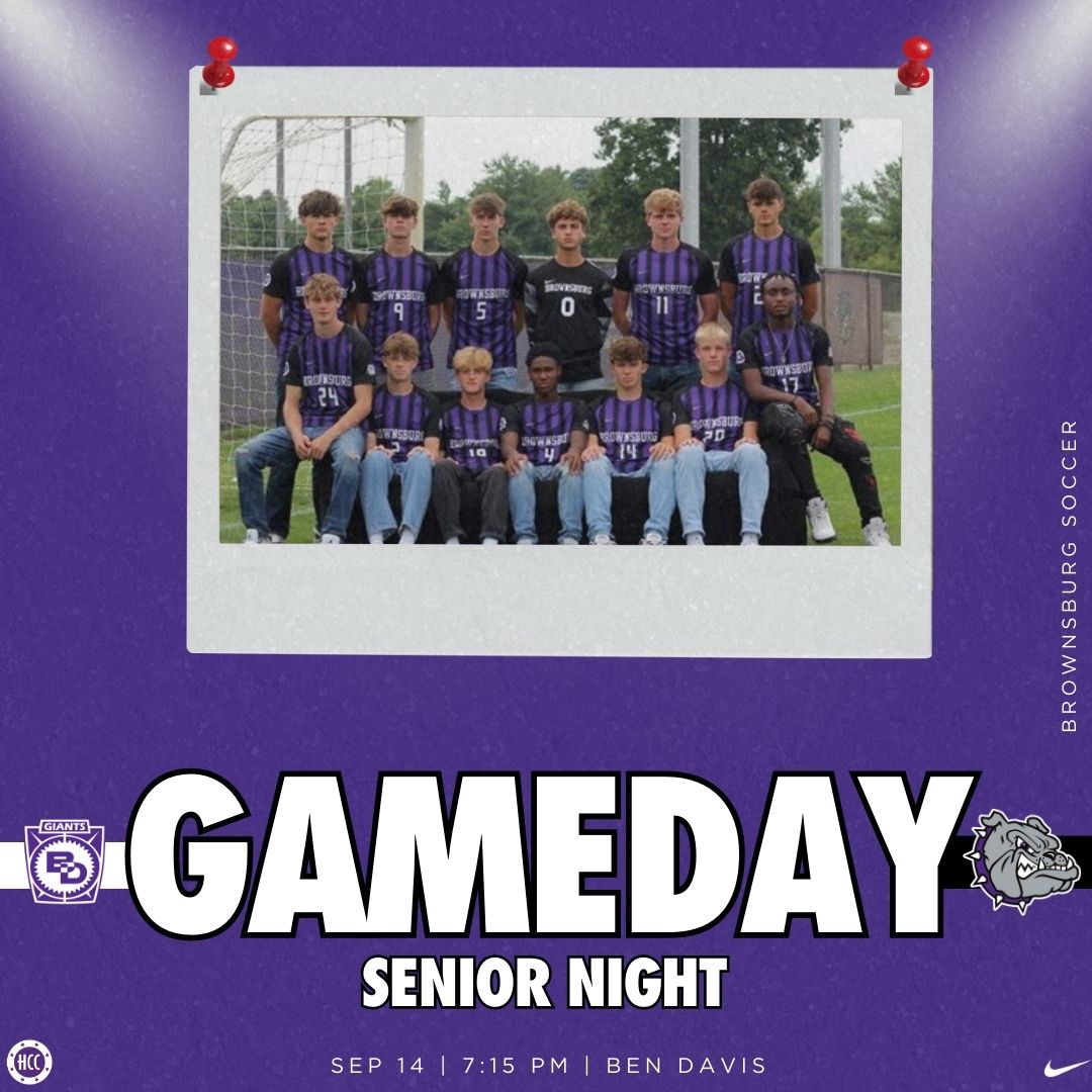 ⚽️» <a href="/bhsdogsbsoccer/">BHS Boys Soccer</a>  
🆚» <a href="/GiantAthletics/">Ben Davis Giants</a> 
🗓️» SENIOR NIGHT
📍» HOME
🕖» 7:15 PM

#BulldogTough x #BulldogFamily