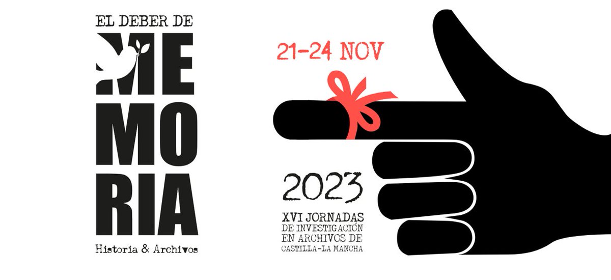 Ya puedes inscribirte en las XVI Jornadas de Investigación en #Archivos de Castilla-La Mancha 'El deber de memoria. Historia &amp; Archivos' que se celebrarán en el Archivo Histórico Provincial de #Guadalajara

🗓️ 21-24 noviembre
➕ℹ️ guadarchivo.es