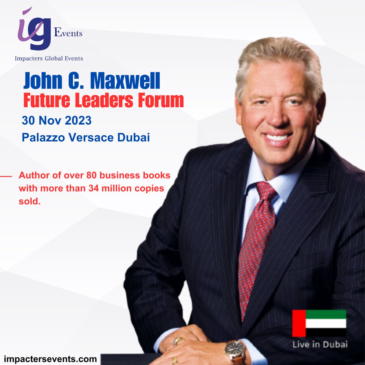 ImpactersEvents's tweet photo. Finally in Dubai!
🗓️Thurs. 30th Nov. 2023
📍Dubai- Palazzo Versace Hotel

⏱️Time: 15:00-21:00

Register Now and Save 20% on Early Bird Registration till the 30th September.
Book your seat here:
https://t.co/MGlkCSDiBM

If you need more info please call us:
WhatsApp: +971 44220567 https://t.co/8eDeF5iS7r